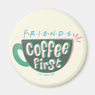 友だち™ 最初のコーヒー マグネット