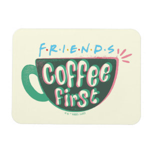 友だち™ 最初のコーヒー マグネット