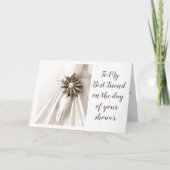 **友だち**最高のブライダルシャワーが夢来見ます。  招待状 (正面)