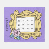 友だち™ |月間マイルストーンベビー フリースブランケット (正面(横))