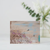 友だち – 枝に鳥 ポストカード (スタンド正面)