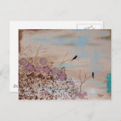 友だち – 枝に鳥 ポストカード (正面/裏面)