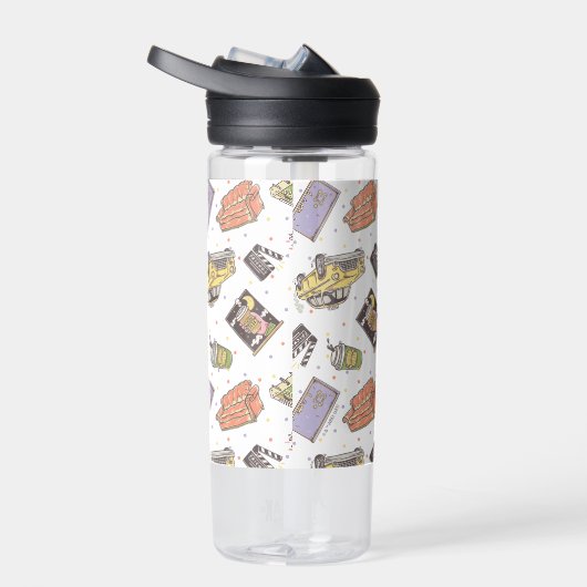 友だち™ |水玉模様アイコンのパターン ウォーターボトル (右面)