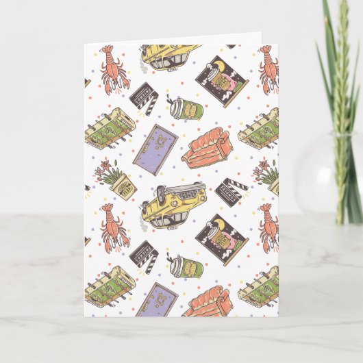 友だち™ |水玉模様アイコンのパターン カード (正面)