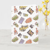 友だち™ |水玉模様アイコンのパターン カード (黄色い花)