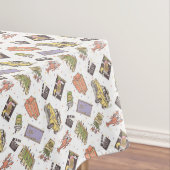 友だち™ |水玉模様アイコンのパターン テーブルクロス (インサイチュ)