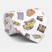 友だち™ |水玉模様アイコンのパターン ネクタイ (ロール)