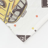 友だち™ |水玉模様アイコンのパターン フリースブランケット (角)