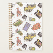 友だち™ |水玉模様アイコンのパターン プランナー手帳 (正面)