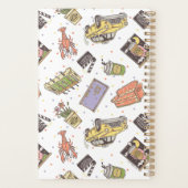 友だち™ |水玉模様アイコンのパターン プランナー手帳 (裏面)