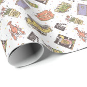 友だち™ |水玉模様アイコンのパターン ラッピングペーパー (ロールコーナー)