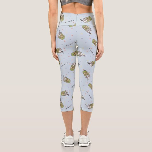 友だち™ |水玉模様中央パークパターン カプリレギンス (裏面)