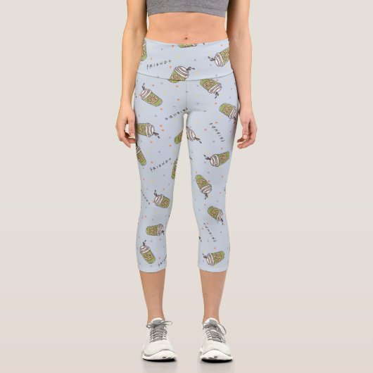 友だち™ |水玉模様中央パークパターン カプリレギンス (正面)