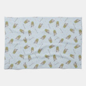 友だち™ |水玉模様中央パークパターン キッチンタオル (横)