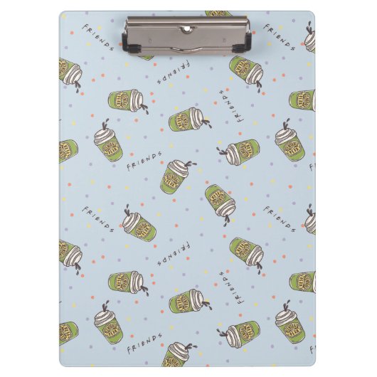 友だち™ |水玉模様中央パークパターン クリップボード (正面)