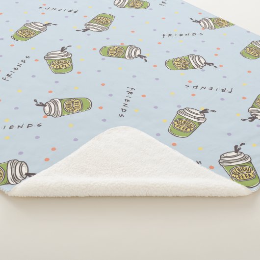 友だち™ |水玉模様中央パークパターン シェルパブランケット (3/4)