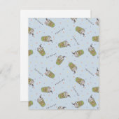 友だち™ |水玉模様中央パークパターン ノートカード (正面/裏面)