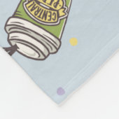 友だち™ |水玉模様中央パークパターン フリースブランケット (角)