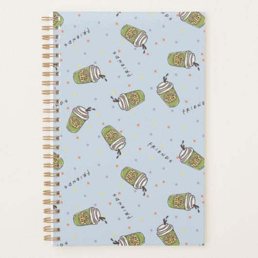 友だち™ |水玉模様中央パークパターン プランナー手帳 (正面)