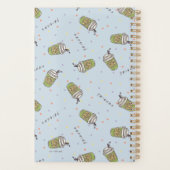 友だち™ |水玉模様中央パークパターン プランナー手帳 (裏面)