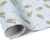 友だち™ |水玉模様中央パークパターン ラッピングペーパー (ロールコーナー)