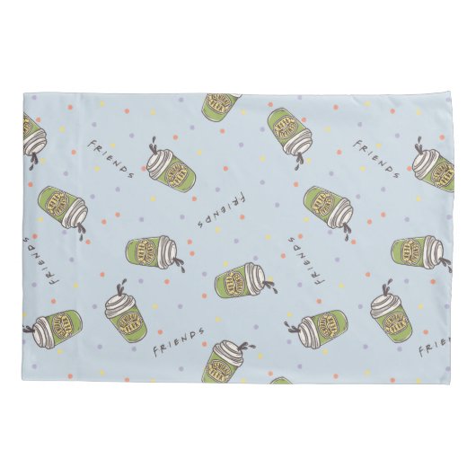 友だち™ |水玉模様中央パークパターン 枕カバー (裏面)