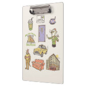 友だち™ |漫画のアイコンのグラフィック クリップボード (左)