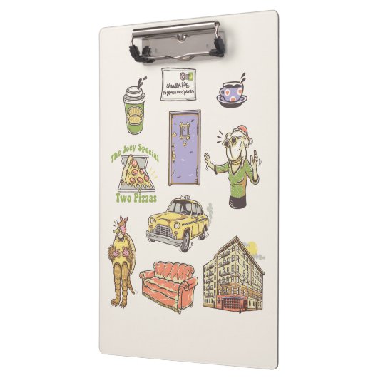 友だち™ |漫画のアイコンのグラフィック クリップボード (左)