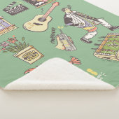 友だち™ |漫画のアイコンのグラフィック シェルパブランケット (3/4)