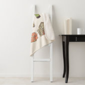 友だち™ |漫画のアイコンのグラフィック シェルパブランケット (インサイチュ)