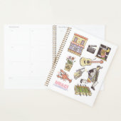 友だち™ |漫画のアイコンのグラフィック プランナー手帳 (ディスプレー)