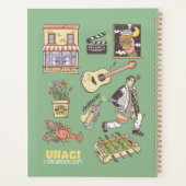 友だち™ |漫画のアイコンのグラフィック プランナー手帳 (裏面)