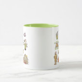 友だち™ |漫画のアイコンのグラフィック マグカップ (中央)