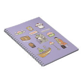 友だち™ |漫画のアイコン ノートブック (右側)