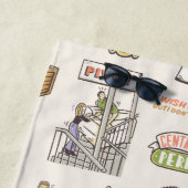 友だち™ |漫画のアイコン ビーチタオル (インサイチュ)