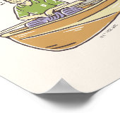 友だち™ |漫画のアイコン ポスター (角)