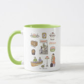 友だち™ |漫画のアイコン マグカップ (左)