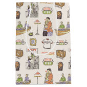 友だち™ |漫画のアイコン ミディアムペーパーバッグ