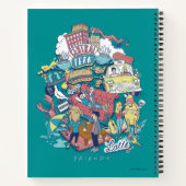 友だち™ | 漫画のコラージュ ノートブック (裏面)