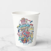 友だち™ | 漫画のコラージュ 紙コップ (裏面)