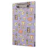 友だち™ |紫色のアイコンパターン クリップボード (左)