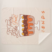 友だち™ |足! シェルパブランケット (正面(横))