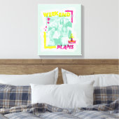 友だち™ |週末計画 キャンバスプリント (インサイチュ (寝室))