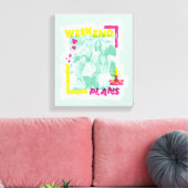 友だち™ |週末計画 キャンバスプリント (インサイチュ (リビング))