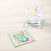 友だち™ |週末計画 スクエアペーパーコースター (インサイチュ)