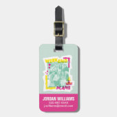 友だち™ |週末計画 ラゲッジタグ (正面縦)