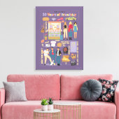 友だち™ | 30年の友情 キャンバスプリント (インサイチュ (リビング))