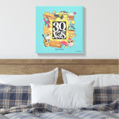 友だち™ | 30年グラフィック キャンバスプリント (インサイチュ (寝室))