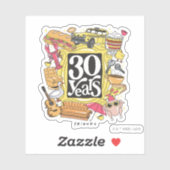 友だち™ | 30年グラフィック シール (シート)