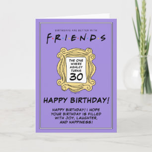 友だち™ 30歳の誕生日を迎えた人 カード